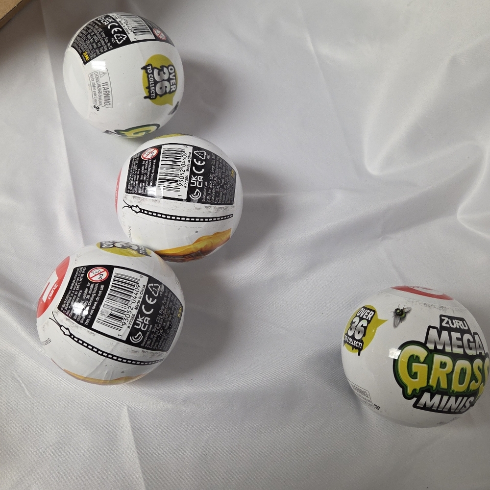 Mega Gross Minis Zuru 5 Surprise‎ Ball- New Set Of 4